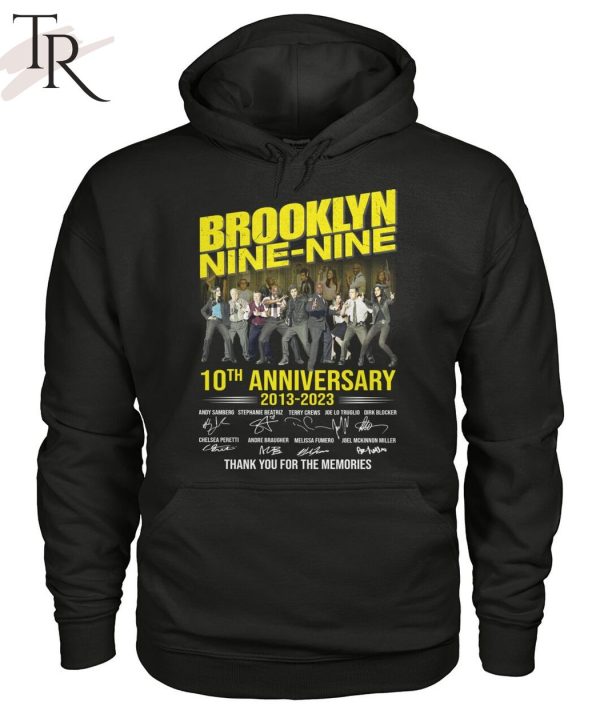 Brooklyn Nine-Nine 10th Anniversary 2013 – 2023 Thank You For The Memories T-Shirt