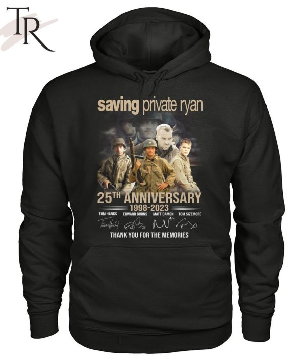 Saving Private Ryan 25th Anniversary 1998 – 2023 Thank You For The Memories T-Shirt