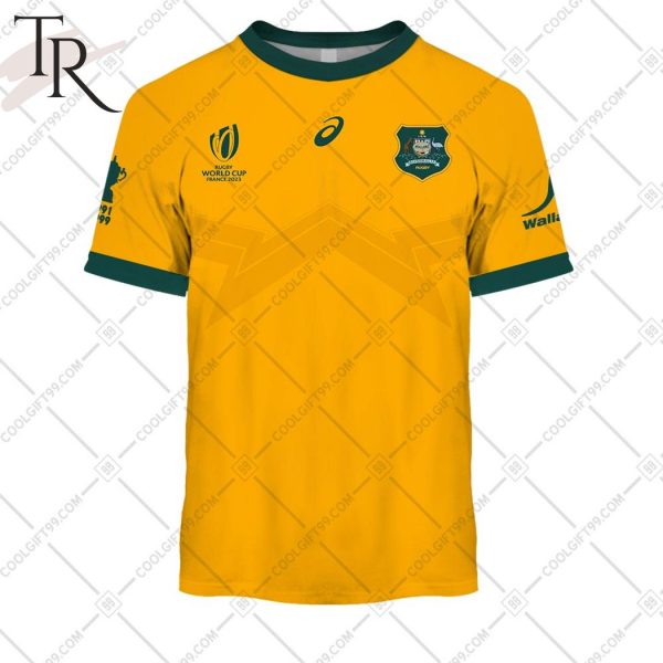 Rugby World Cup 2023 Australia Wallabies Home Jersey Hoodie