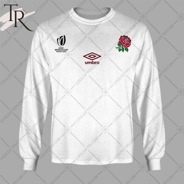 Rugby World Cup 2023 England Rugby Home Jersey Hoodie