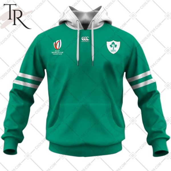 Rugby World Cup 2023 Ireland Rugby Home Jersey Hoodie