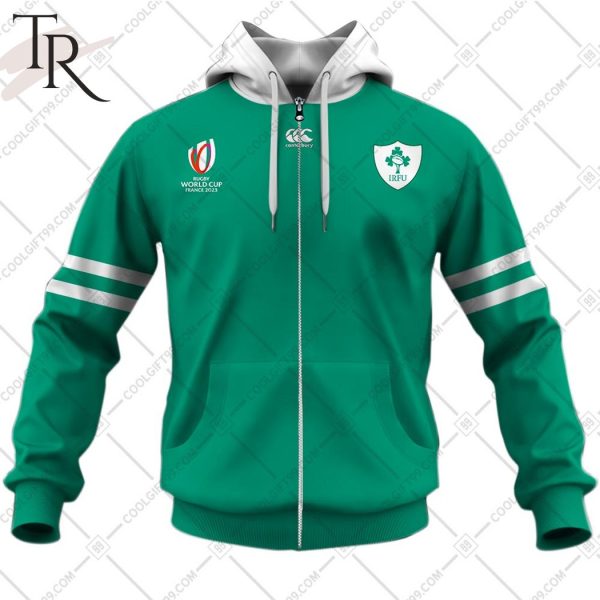 Rugby World Cup 2023 Ireland Rugby Home Jersey Hoodie