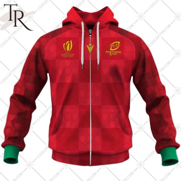 Rugby World Cup 2023 Portugal Rugby Home Jersey Hoodie