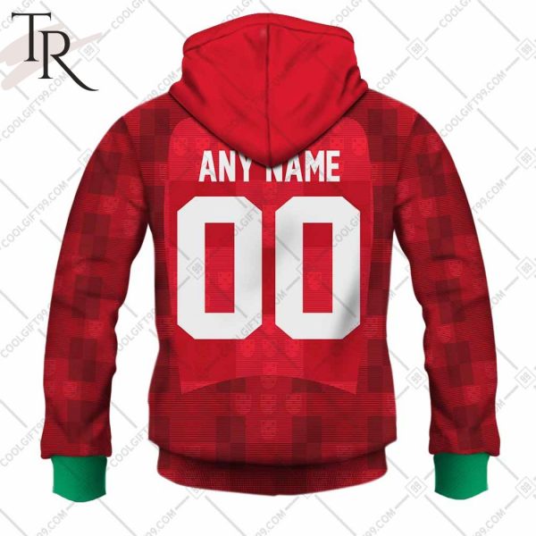 Rugby World Cup 2023 Portugal Rugby Home Jersey Hoodie