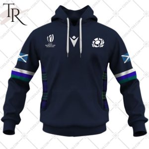 Rugby World Cup 2023 Scotland Rugby Home Jersey Hoodie