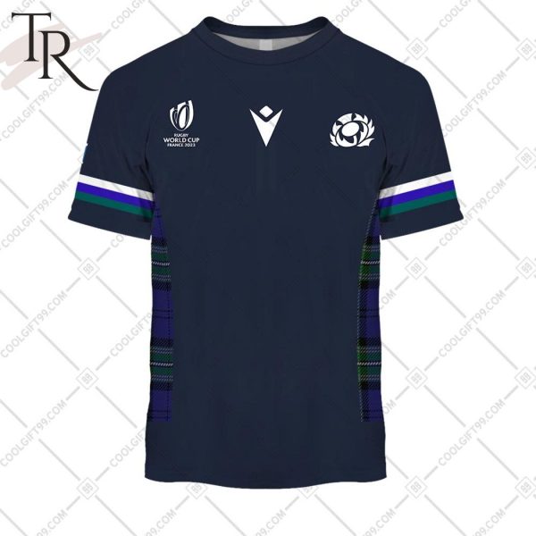 Rugby World Cup 2023 Scotland Rugby Home Jersey Hoodie