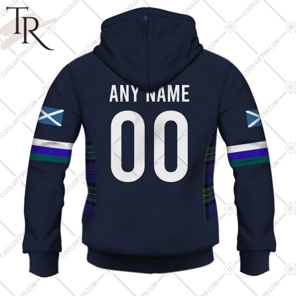 Rugby World Cup 2023 Scotland Rugby Home Jersey Hoodie