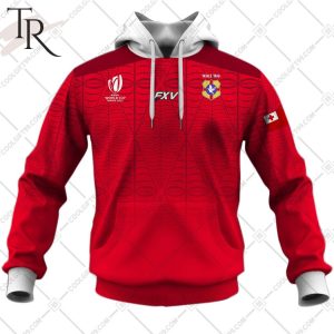 Rugby World Cup 2023 Tonga Rugby Home Jersey Hoodie