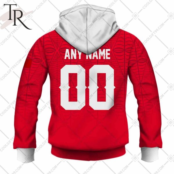 Rugby World Cup 2023 Tonga Rugby Home Jersey Hoodie