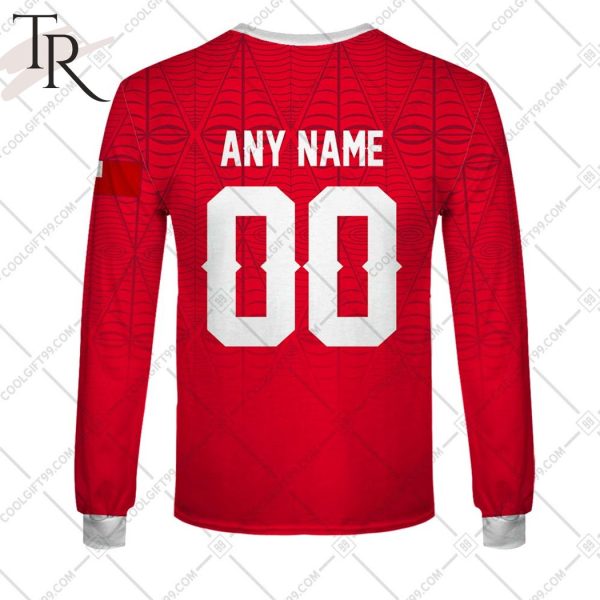 Rugby World Cup 2023 Tonga Rugby Home Jersey Hoodie