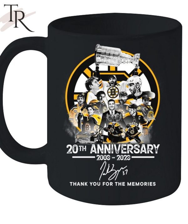 Boston Bruins 20th Anniversary 2003 – 2023 Thank You For The Memories T-Shirt