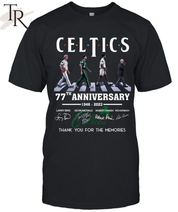 Celtics 77th Anniversary 1946 – 2023 Thank You For The Memories T-Shirt