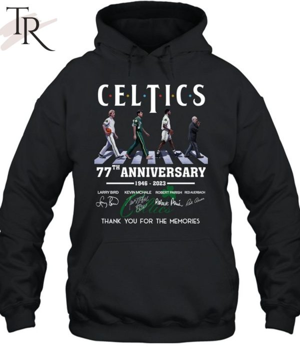 Celtics 77th Anniversary 1946 – 2023 Thank You For The Memories T-Shirt