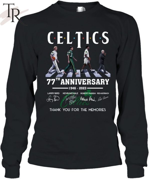 Celtics 77th Anniversary 1946 – 2023 Thank You For The Memories T-Shirt