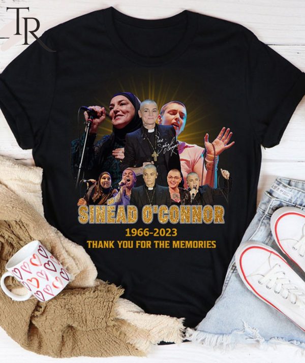 Sinead O’Connor 1966 – 2023 Thank You For The Memories T-Shirt