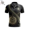 LIGA MX Club America Special Black And Gold Design Polo Shirt