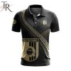 LIGA MX C.F. Monterrey Special Black And Gold Design Polo Shirt