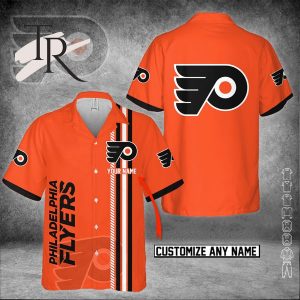 NHL Philadelphia Flyers Custom Name 3D Hawaiian Shirt