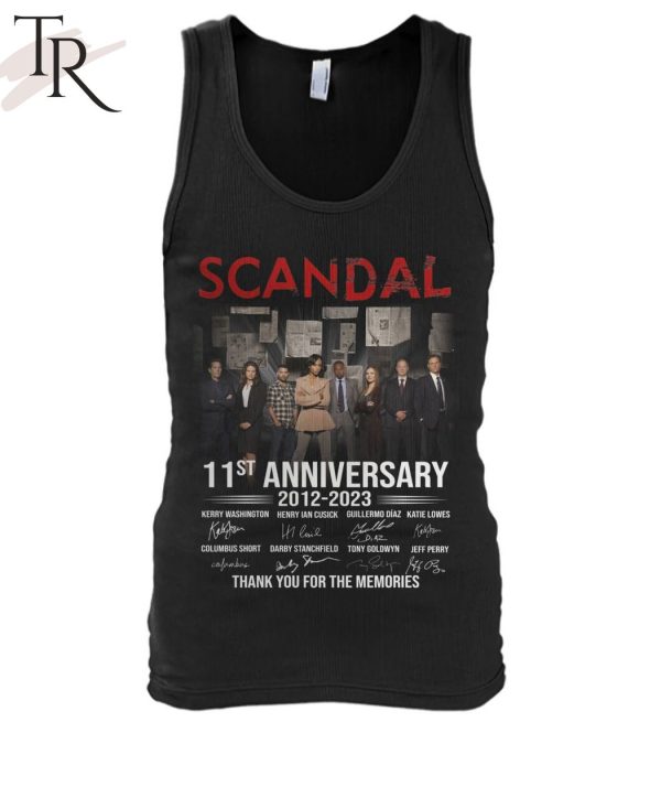 Scandal 11st Anniversary 2012 -2023 Thank You For The Memories T-Shirt