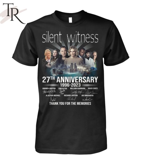 Silent Witness 27th Anniversary 1996 – 2023 Thank You For The Memories T-Shirt