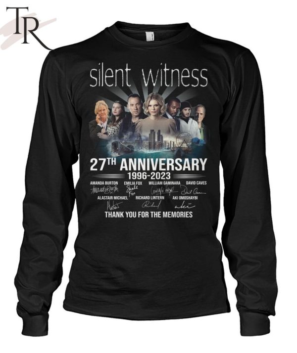 Silent Witness 27th Anniversary 1996 – 2023 Thank You For The Memories T-Shirt