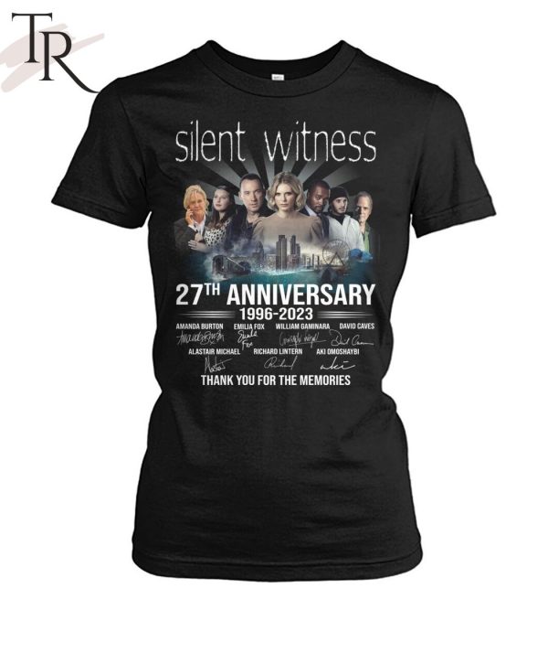 Silent Witness 27th Anniversary 1996 – 2023 Thank You For The Memories T-Shirt