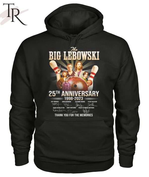 The Big Lebowski 25th Anniversary 1998 – 2023 Thank You For The Memories T-Shirt