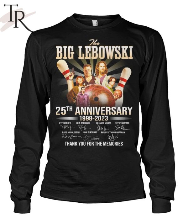 The Big Lebowski 25th Anniversary 1998 – 2023 Thank You For The Memories T-Shirt