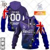 Personalized NRL Manly Warringah Sea Eagles Home Jersey Mix Flag Hoodie