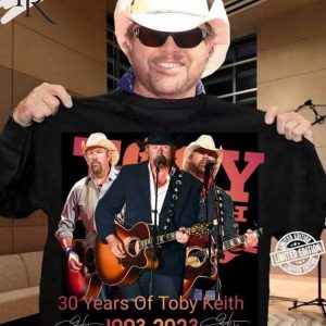 30 Years Of Toby Keith 1993 – 2023 Thank You For The Memories T-Shirt