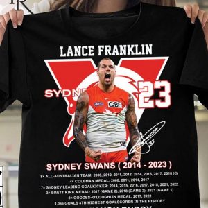 Lance Franklin Sydney Swans 2014 – 2023 Thank You Buddy T-Shirt