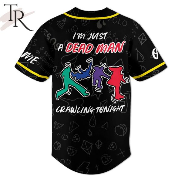 5 Seconds Of Summer I’m Just A Dead Man Custom Baseball Jersey