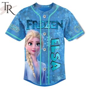 Frozen Elsa Custom Baseball Jersey