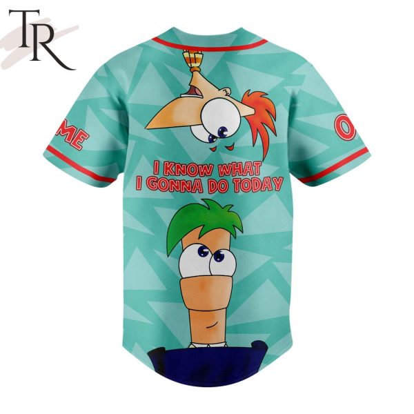 Phineas And Ferb Custom Baseball Jersey