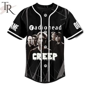 Radiohead Creep Custom Baseball Jersey