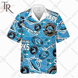 NRL Cronulla-Sutherland Sharks Classic Hawaiian Shirt