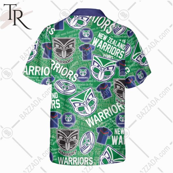 NRL New Zealand Warriors Classic Hawaiian Shirt