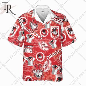 NRL St. George Illawarra Dragons Classic Hawaiian Shirt