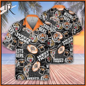 NRL Wests Tigers Classic Hawaiian Shirt