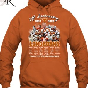 130th Anniversary 1893 – 2023 Longhorns Thank You For The Memories T-Shirt