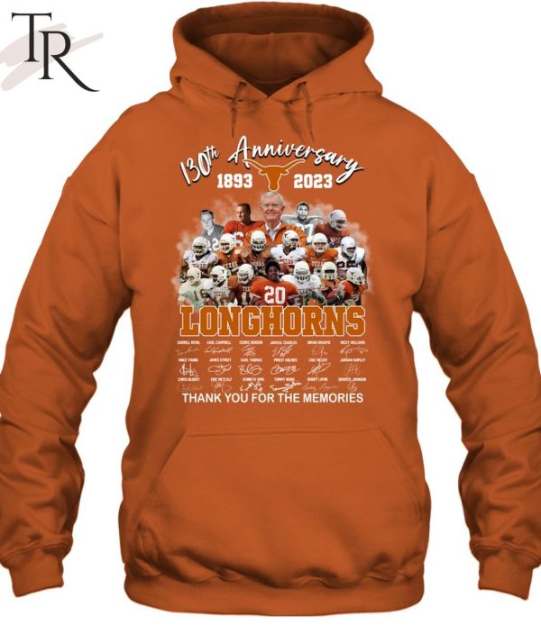 130th Anniversary 1893 – 2023 Longhorns Thank You For The Memories T-Shirt