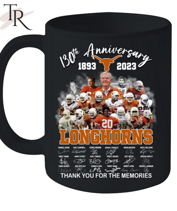 130th Anniversary 1893 – 2023 Longhorns Thank You For The Memories T-Shirt