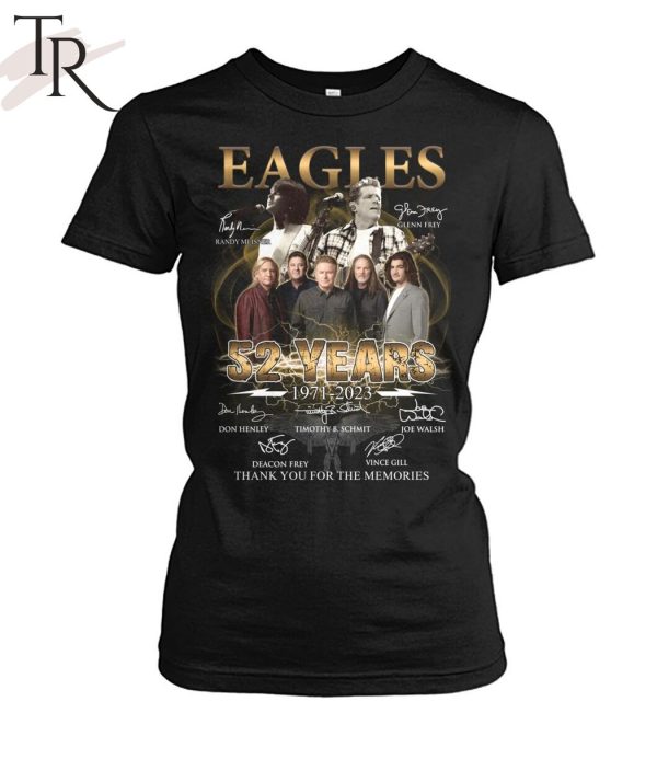 Eagles 32 Years 1971 – 2023 Thank You For The Memories T-Shirt