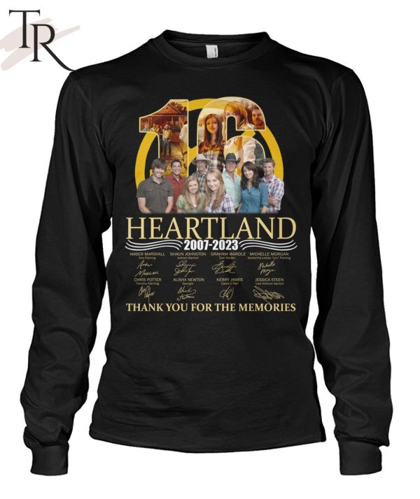 Heartland 16 Years 2007 – 2023 Thank You For The Memories T-Shirt