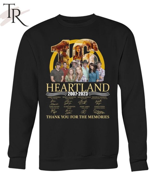 Heartland 16 Years 2007 – 2023 Thank You For The Memories T-Shirt