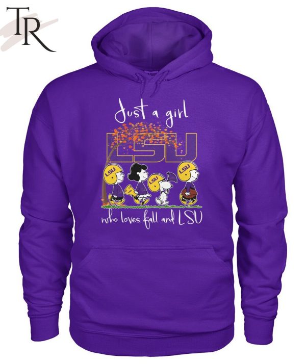 Just A Girl LSU Who Love Ball And LSU T-Shirt