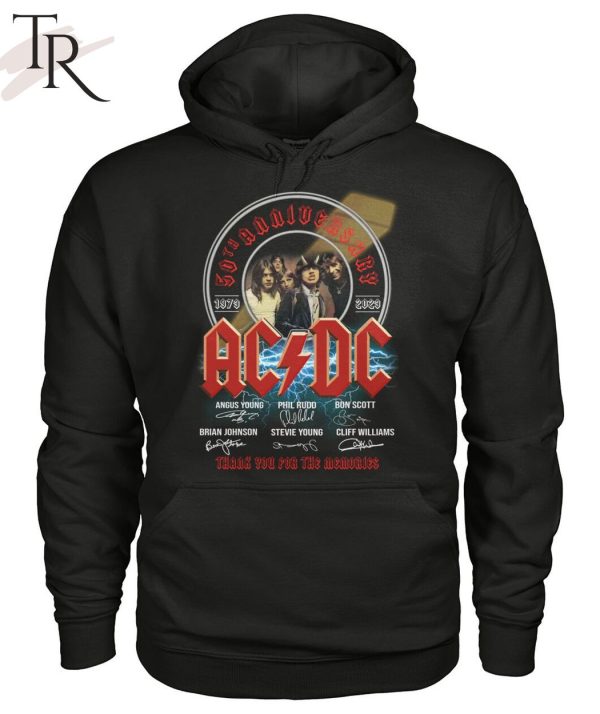 NEW DESIGN] 30th Anniversary 1973 – 2023 ACDC Thank You For The Memories T-Shirt