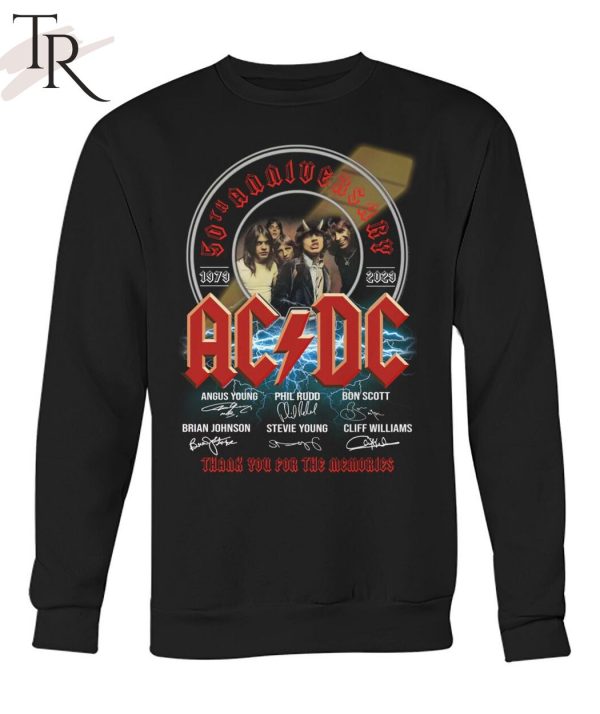 NEW DESIGN] 30th Anniversary 1973 – 2023 ACDC Thank You For The Memories T-Shirt