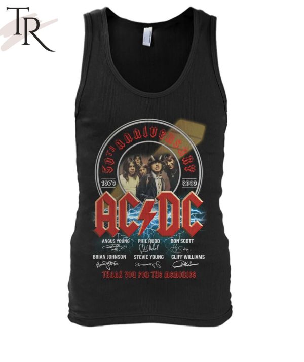 NEW DESIGN] 30th Anniversary 1973 – 2023 ACDC Thank You For The Memories T-Shirt