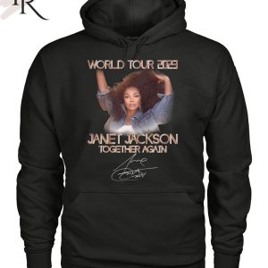 World Tour 2023 Janet Jackson Together Again Signature T-Shirt